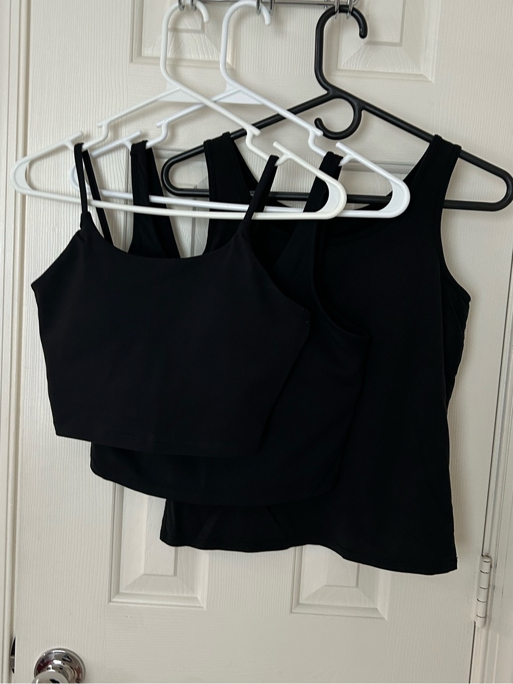 Lot of 3 Bra Tops, Tank Top - Built-in Bra Sports Yoga Workout Crop Athletic Gym